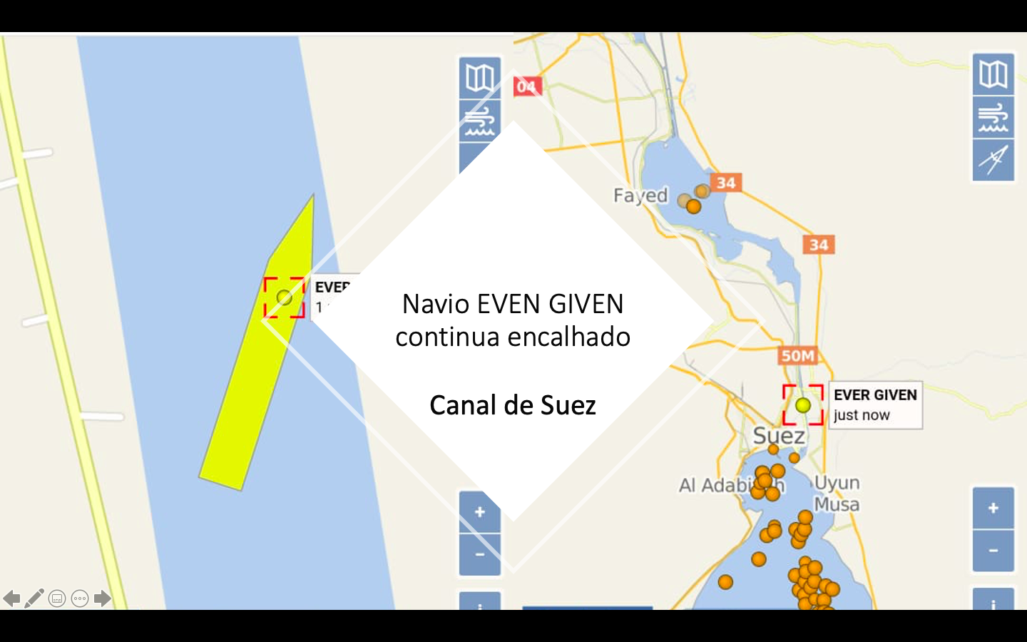 Encalhe navio canal Suez poderá impactar alta petróleo mundial Encalhe navio canal Suez poderá impactar alta petróleo mundial